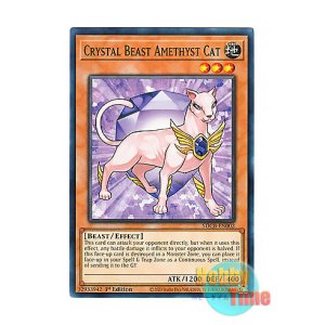 画像: 英語版 SDCB-EN002 Crystal Beast Amethyst Cat 宝玉獣 アメジスト・キャット (ノーマル) 1st Edition