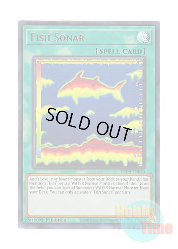 画像1: 英語版 LED9-EN020 Fish Sonar 魚群探知機 (ウルトラレア) 1st Edition