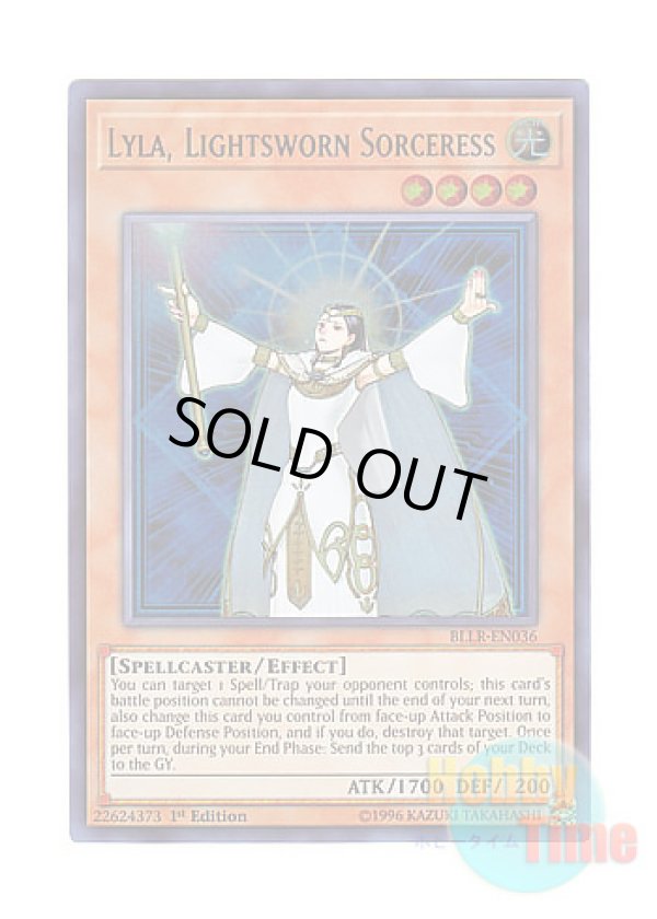画像1: 英語版 BLLR-EN036 Lyla, Lightsworn Sorceress ライトロード・マジシャン ライラ (ウルトラレア) 1st Edition