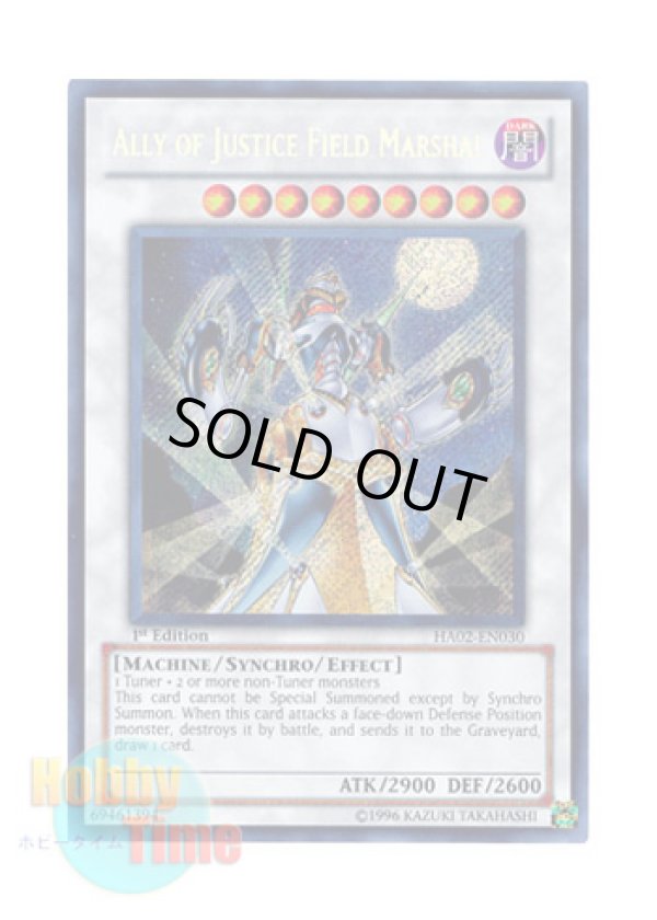 画像1: 英語版 HA02-EN030 Ally of Justice Field Marshal Ａ・Ｏ・Ｊ フィールド・マーシャル (シークレットレア) 1st Edition