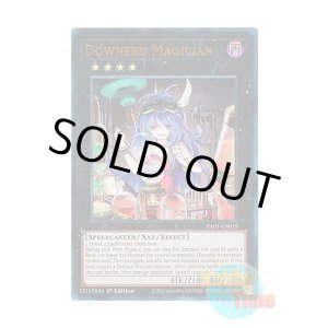 画像: 英語版 RA01-EN035 Downerd Magician ダウナード・マジシャン (プリズマティックアルティメットレア) 1st Edition