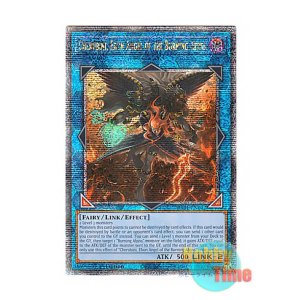 画像: 英語版 RA01-EN042 Cherubini, Ebon Angel of the Burning Abyss 彼岸の黒天使 ケルビーニ (クォーターセンチュリーシークレットレア) 1st Edition