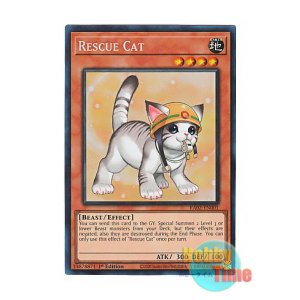 画像: 英語版 RA02-EN001 Rescue Cat【Alternate Art】 レスキューキャット【イラスト違い】 (プリズマティックコレクターズレア) 1st Edition