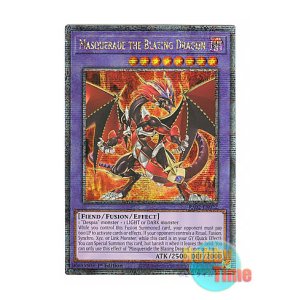 画像: 英語版 RA02-EN022 Masquerade the Blazing Dragon 赫灼竜マスカレイド (クォーターセンチュリーシークレットレア) 1st Edition
