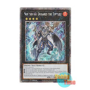 画像: 英語版 RA02-EN037 Number 60: Dugares the Timeless No.60 刻不知のデュガレス (プラチナシークレットレア) 1st Edition