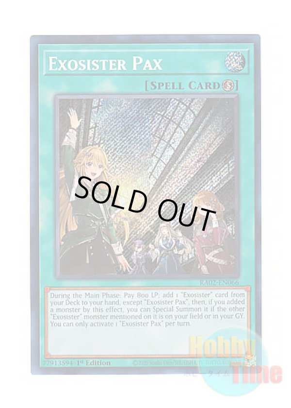 画像1: 英語版 RA02-EN066 Exosister Pax エクソシスター・パークス (シークレットレア) 1st Edition