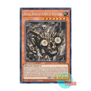 画像: 英語版 RA03-EN008 Redox, Dragon Ruler of Boulders 巌征竜-レドックス (シークレットレア) 1st Edition