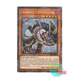 画像: 英語版 RA03-EN018 Thunder Dragondark 雷電龍-サンダー・ドラゴン (クォーターセンチュリーシークレットレア) 1st Edition