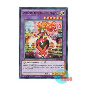 画像: 英語版 RA03-EN034 Schuberta the Melodious Maestra 幻奏の音姫マイスタリン・シューベルト (ウルトラレア) 1st Edition