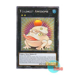 画像: 英語版 RA03-EN040 Toadally Awesome 餅カエル (プラチナシークレットレア) 1st Edition