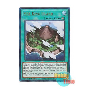 画像: 英語版 RA03-EN059 Fire King Island 炎王の孤島 (プリズマティックアルティメットレア) 1st Edition