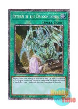 画像: 英語版 RA03-EN060 Return of the Dragon Lords 復活の福音 (プラチナシークレットレア) 1st Edition