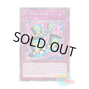 画像: 英語版 RA03-EN107 Magical Hats マジカルシルクハット (プラチナシークレットレア) 1st Edition