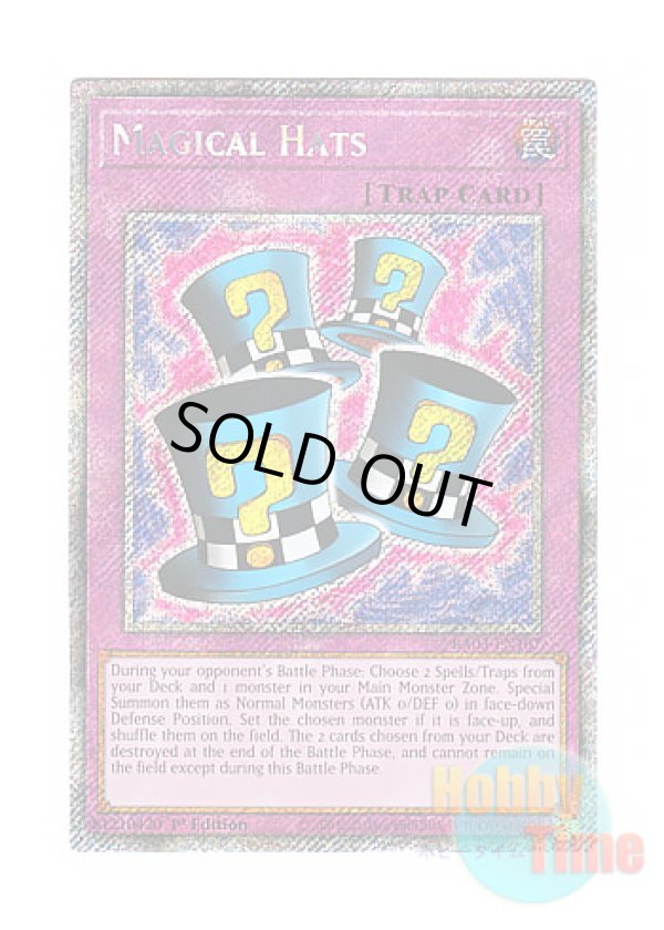 画像1: 英語版 RA03-EN107 Magical Hats マジカルシルクハット (プラチナシークレットレア) 1st Edition