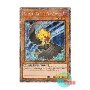 画像: 英語版 RA03-EN217 Blackwing - Kalut the Moon Shadow BF-月影のカルート (プラチナシークレットレア) 1st Edition