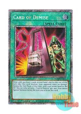 画像: 英語版 RA03-EN265 Card of Demise 命削りの宝札 (プラチナシークレットレア) 1st Edition