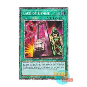 画像: 英語版 RA03-EN265 Card of Demise 命削りの宝札 (プラチナシークレットレア) 1st Edition