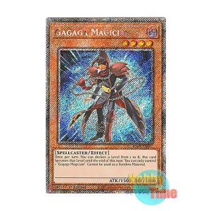画像: 英語版 RA04-EN007 Gagaga Magician ガガガマジシャン (プラチナシークレットレア) 1st Edition
