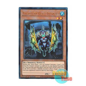 画像: 英語版 RA04-EN010 Atlantean Heavy Infantry 海皇の重装兵 (プリズマティックアルティメットレア) 1st Edition