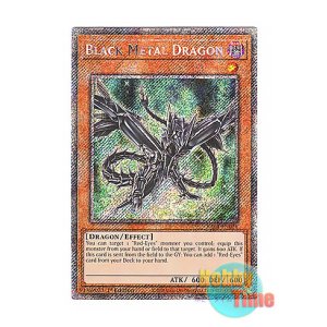 画像: 英語版 RA04-EN016 Black Metal Dragon 黒鋼竜 (プラチナシークレットレア) 1st Edition