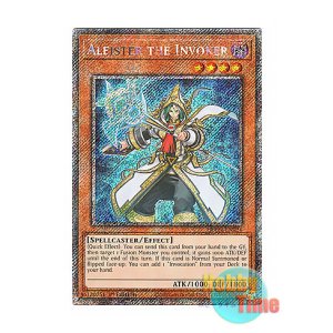 画像: 英語版 RA04-EN024 Aleister the Invoker 召喚師アレイスター (プラチナシークレットレア) 1st Edition