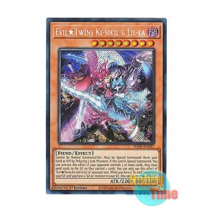 画像: 英語版 RA04-EN037 Evil★Twins Ki-sikil & Lil-la Evil★Twins キスキル・リィラ (シークレットレア) 1st Edition