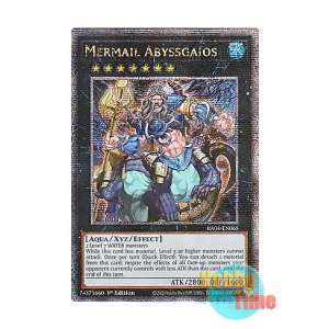 画像: 英語版 RA04-EN065 Mermail Abyssgaios 水精鱗-ガイオアビス (クォーターセンチュリーシークレットレア) 1st Edition