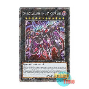 画像: 英語版 RA04-EN072 Super Starslayer TY-PHON - Sky Crisis 厄災の星ティ・フォン (プラチナシークレットレア) 1st Edition