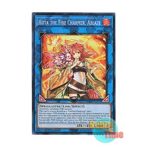 画像: 英語版 RA04-EN074 Hiita the Fire Charmer, Ablaze 灼熱の火霊使いヒータ (スーパーレア) 1st Edition