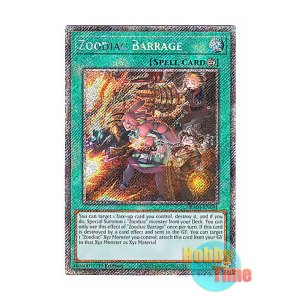 画像: 英語版 RA04-EN091 Zoodiac Barrage 十二獣の会局 (プラチナシークレットレア) 1st Edition