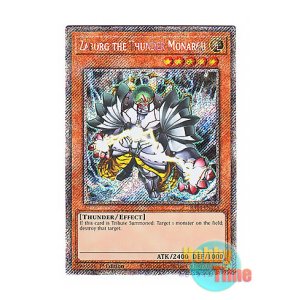 画像: 英語版 RA04-EN125 Zaborg the Thunder Monarch 雷帝ザボルグ (プラチナシークレットレア) 1st Edition