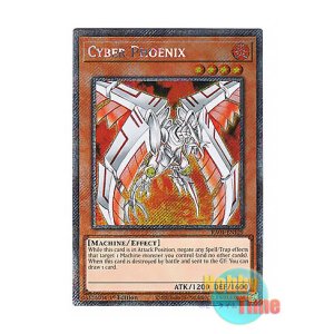 画像: 英語版 RA04-EN129 Cyber Phoenix サイバー・フェニックス (プラチナシークレットレア) 1st Edition