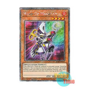 画像: 英語版 RA04-EN153 Wind-Up Magician ゼンマイマジシャン (プラチナシークレットレア) 1st Edition