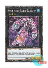 画像: 英語版 RA04-EN165 Number 30: Acid Golem of Destruction No.30 破滅のアシッド・ゴーレム (プラチナシークレットレア) 1st Edition
