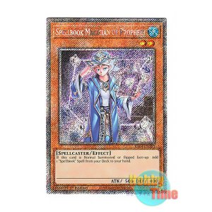 画像: 英語版 RA04-EN183 Spellbook Magician of Prophecy 魔導書士 バテル (プラチナシークレットレア) 1st Edition