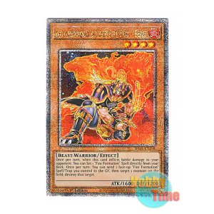 画像: 英語版 RA04-EN198 Brotherhood of the Fire Fist - Bear 暗炎星-ユウシ (クォーターセンチュリーシークレットレア) 1st Edition