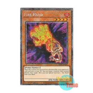 画像: 英語版 RA04-EN224 Fire Hand ファイヤー・ハンド (プラチナシークレットレア) 1st Edition