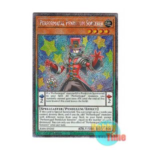画像: 英語版 RA04-EN242 Performapal Pendulum Sorcerer EMペンデュラム・マジシャン (プラチナシークレットレア) 1st Edition