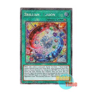 画像: 英語版 RA04-EN254 Brilliant Fusion ブリリアント・フュージョン (プラチナシークレットレア) 1st Edition