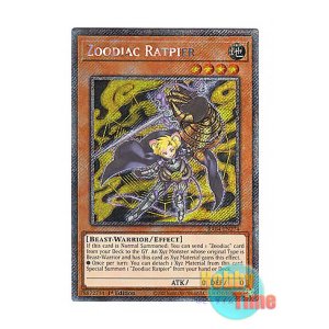 画像: 英語版 RA04-EN274 Zoodiac Ratpier 十二獣モルモラット (プラチナシークレットレア) 1st Edition