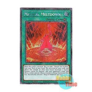 画像: 英語版 RA04-EN280 Magical Meltdown 暴走魔法陣 (プラチナシークレットレア) 1st Edition