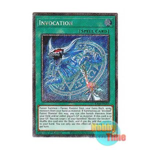 画像: 英語版 RA04-EN281 Invocation 召喚魔術 (プラチナシークレットレア) 1st Edition