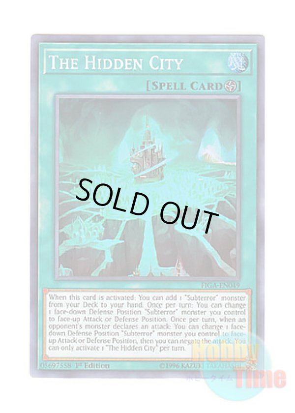 画像1: 英語版 FIGA-EN049 The Hidden City 地中界シャンバラ (スーパーレア) 1st Edition