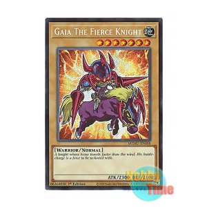 画像: 英語版 MZMU-EN058 Gaia The Fierce Knight 暗黒騎士ガイア (シークレットレア) 1st Edition