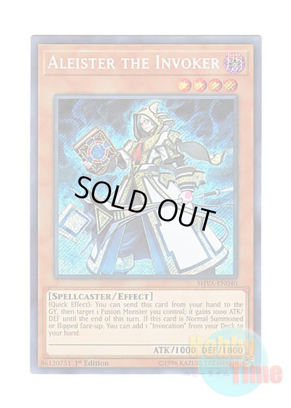 画像1: 英語版 SHVA-EN040 Aleister the Invoker 召喚師アレイスター (シークレットレア) 1st Edition