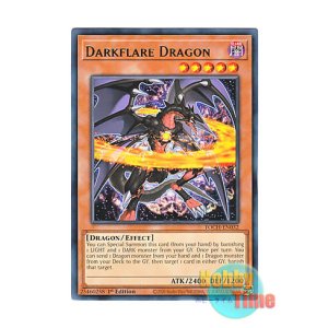 画像: 英語版 TOCH-EN032 Darkflare Dragon ダークフレア・ドラゴン (レア) 1st Edition