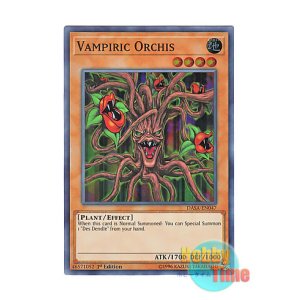 画像: 英語版 DASA-EN047 Vampiric Orchis (Updated from: Vampire Orchis) ブラッド・オーキス (スーパーレア) 1st Edition