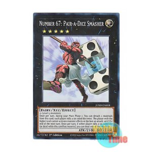 画像: 英語版 JUSH-EN058 Number 67: Pair-a-Dice Smasher No.67 パラダイスマッシャー (スーパーレア) 1st Edition
