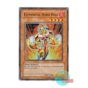 画像: 英語版 PP02-EN007 Elemental HERO Heat E・HERO ザ・ヒート (スーパーレア)