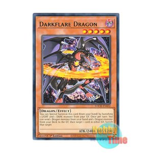 画像: 英語版 TOCH-EN032 Darkflare Dragon ダークフレア・ドラゴン (レア) 1st Edition